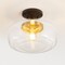Jonathan Y Marfa 14" 1-Light Modern Farmhouse Schoolhouse Frosted Glass/Metal LED Semi Flush Mount, Oil Rubbed B JYL7517E - alternate 11
