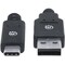 Manhattan - Strategic MANHATTAN 6 USB 3.1 A TO C CABLE 354974 - alternate 6