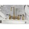 Kingston Brass Bridge Kitchen Faucet with Brass Sprayer, Polished Brass KS8282DKLBS - alternate 5
