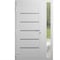 Vdomdoors Front Exterior Prehung Metal-Plastic Door, Manux 8415 White Silk, Side Sidelite Transom, Office Com MANUX8415EXD-WS-W36+14xH80-LH - alternate 1