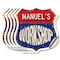 Signmission Manuel's Workshop, 4 inch X 4 inch, Vinyl Decal, 5PK SHI-D-5PACK-4-489-MANUEL - alternate 1