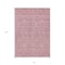Homeroots 8' X 10' Blush Pink And Ivory Floral Washable Indoor Outdoor Area Rug 582335 - alternate 7