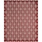 Homeroots 8' X 10' Brick Red And Ivory Geometric Indoor Outdoor Area Rug 573071 - alternate 8