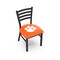 Holland Bar Stool Co BlackLogo Chair, VinylSeat L00418Clmson - alternate 1