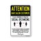 Signmission PSA Hair Salon Customers Practice Social Distancing 14in X 10in Wall Graphic, OS-NS-RD-1014-25364 OS-NS-RD-1014-25364 - alternate 1