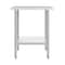 Flash Furniture Reese 30x48 Portable Work Table, Stainless Steel Top Shelf and Adjstbl Glvnzd Steel Undershelf NH-WT-3048-GG - alternate 7