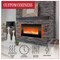 Northwest 30in Wall Mounted Electric Fireplace 13 Backlight Colors and Remote Control 80-BL31-2001 - alternate 8