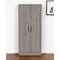 Homeroots 71" Light Gray Single Drawer Combo Dresser 403756 - alternate 5