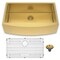 Homeroots 10in X 33in Gold Stainless Steel Undermount Kitchen Sink 719948 - alternate 6