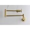 Kingston Brass Wall Mount Pot Filler Faucet, Brushed Brass KS4107CG - alternate 5