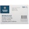 Business Source Index Cards, White, 6" x 4", PK100 BSN65260 - alternate 1