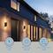 Energetic Lighting Outdoor Double-headed LED Modern Up Down Porch Lights, Bronze Waterproof Cylinder Wall Sconce MG02WC00100200 - alternate 5