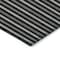 Homeroots 5' X 8' Black And Ivory Striped Washable Indoor Outdoor Area Rug 595848 - alternate 7