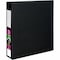 Avery Binder, EZD Ring, Label Holder, 2", Black 08502 - alternate 1