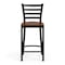 Flash Furniture HERCULES Black Ladder Back Metal Restaurant Counter Stool - Cherry Wood Seat XU-DG697BLAD-24-CHYW-GG - alternate 8