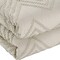 Homeroots Beige Twin Polyester 180 Thread Count Washable Duvet Cover Set 529051 - alternate 6