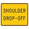 Sign Solutions Usa Traffic Sign, 30 in Width, Aluminum Sign, Horizontal Rectangle DUS10WZO3024W8-17P - alternate 1