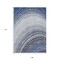 Homeroots 9' X 12' Denim Blue And Navy Blue Abstract Washable Indoor Outdoor Area Rug 577293 - alternate 7