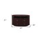 Homeroots 47in Dark Brown Cabinet Enclosed Storage TV Stand 366208 - alternate 3