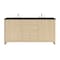 James Martin Vanities Gracyn 72" Double Vanity, Coastal Driftwood, w/ 3 CM Phantome Eclos Widespread Top D125-V72-CSD-WPHT - alternate 1