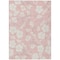 Homeroots 3' X 5' Pink Ivory And Gray Floral Washable Indoor Outdoor Area Rug 599904 - alternate 6