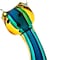 Homeroots 12" Clear Yellow Green Black Murano Glass Cat Figurine Tabletop Sculpture 376110 - alternate 4