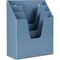 Acrimet Vertical Triple File Folder Holder Organizer, File Sorter (Plastic) (Solid Blue Color) 864.AO - alternate 1