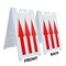 Signmission Giant Up Arrow, A-Frame & 2 Decals Installed, Heavy-Duty Plastic Frame SBHD-D-2436-Giant Up Arrow - alternate 5