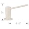 Blanco Torre Soap Dispenser, Soft White 443045 - alternate 3