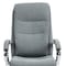 Homeroots Gray and Silver Adjustable Height Swivel Rolling Executive Office Chair 638364 - alternate 8