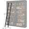 Toulouse Metal Ladder in Aged Ebony IMTE402 - alternate 1