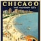 Homeroots Vintage 1929 Chicago Vacation Travel Unframed Print Wall Art 394342 - alternate 5