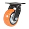 Vestil Polyurethane Swivel Caster 5 In. Diameter x 2 In. Width 639 Lb. Capacity Orange/Silver CST-E6-5X2PUP-S - alternate 1