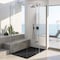 Anzzi 59 in. x 32 in. Barrier-Free Curbless Shower Base in Black with Reversible Drain and Slip-Resistant SB-AZ608RL-BL - alternate 7