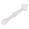 Prosource Light-Duty Door Stop, 3/4 in Dia Base, 3 in Projection, Plastic & Steel, White H61-Z015C-PS - alternate 2