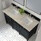 James Martin Vanities Brittany 60" Double Vanity, Black Onyx, w/ 3 CM Tajnar Eclos Top 650-V60D-BKO-3TJR - alternate 2