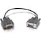 C2G 3ft DB9 M/M Cable - Black - DB-9 Male Serial - DB-9 Male Serial - 3ft - Black 25220 - alternate 1