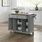 Crosley Full Size Stone Top Kitchen Cart KF30005EGY - alternate 9
