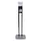 Purell ES8 Hand Sanitizer Floor Stand with Dispenser, 1,200 mL, 13.5 x 5 x 28.5, Graphite/Silver 7218-DS - alternate 1