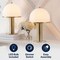 Jonathan Y Imani 12.3 in. Modern Metal Rechargeable Integrated Dimmable LED Table Lamp w/Touch Sensor, Bras, 2PK JYL1158A-SET2 - alternate 9