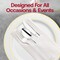 Smarty Had A Party Silver Plastic Cutlery White Pocket Napkin Set - Napkins, Forks, Knives, Spoons (70 Guests), 280PK 770-SV-CASE - alternate 7