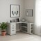 Homeroots 60" Gray L Shape Computer Desk With Three Drawers 333522 - alternate 9
