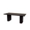 Homeroots 82" Dark Brown Wood Double Pedestal Base Dining Table 661255 - alternate 3