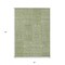 Homeroots 5' X 8' Green And Ivory Geometric Washable Indoor Outdoor Area Rug 596921 - alternate 8