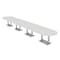 Skutchi Designs Racetrack Conference Table With Power Unit, 48 in W, 240 in L, White HAR-RAC-48X240-DOU-WA7976-NA - alternate 1