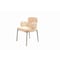 Homeroots Beige and Gunmetal Boucle and Steel Dining Arm Chair 719094 - alternate 4