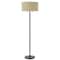 Homeroots 59" Bronze Two Light Traditional Shaped Floor Lamp With Brown Rectangular Shade 526261 - alternate 5