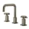 Kingston Brass Widespread Bathroom Faucet with Push Pop-Up Drain, Brushed Nickel KS1418RNK - alternate 1