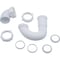 Do It Best 1-1/2'' White Polypropylene Sink Trap with Reducer Washer DIB960W - alternate 1