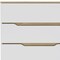 Homeroots 32" White and Natural Four Drawer Dresser 543994 - alternate 12